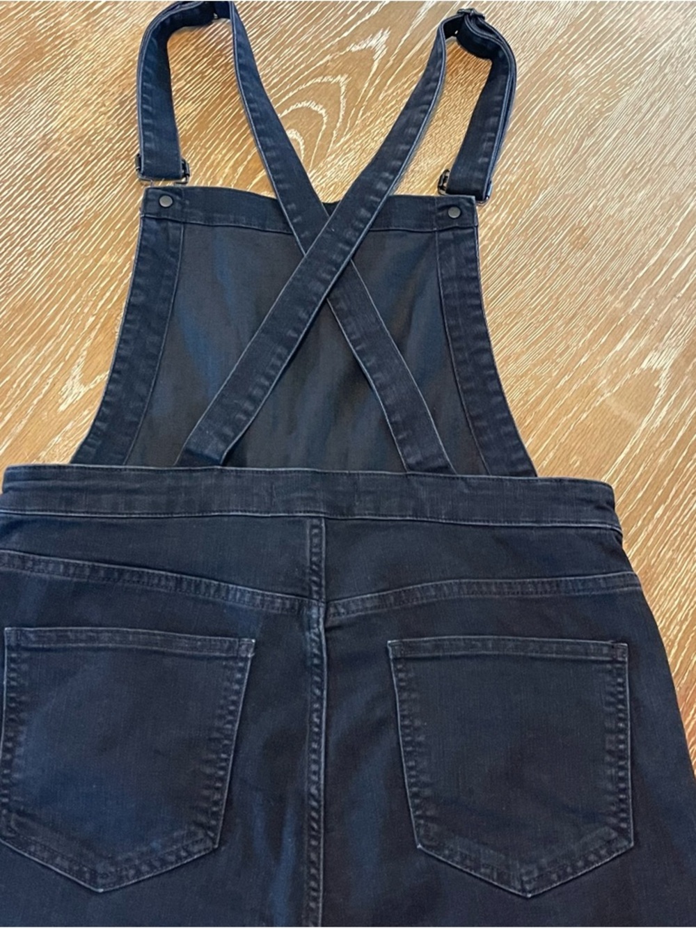 MADEWELL skinny stretch overalls in Lunar Wash sIze Large - Picture 10 of 14